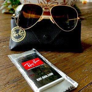 FRAME Polished Gold LENSES Brown 58-14